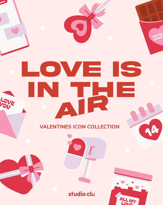 Love Is In The Air Digital Vector Art Bundle