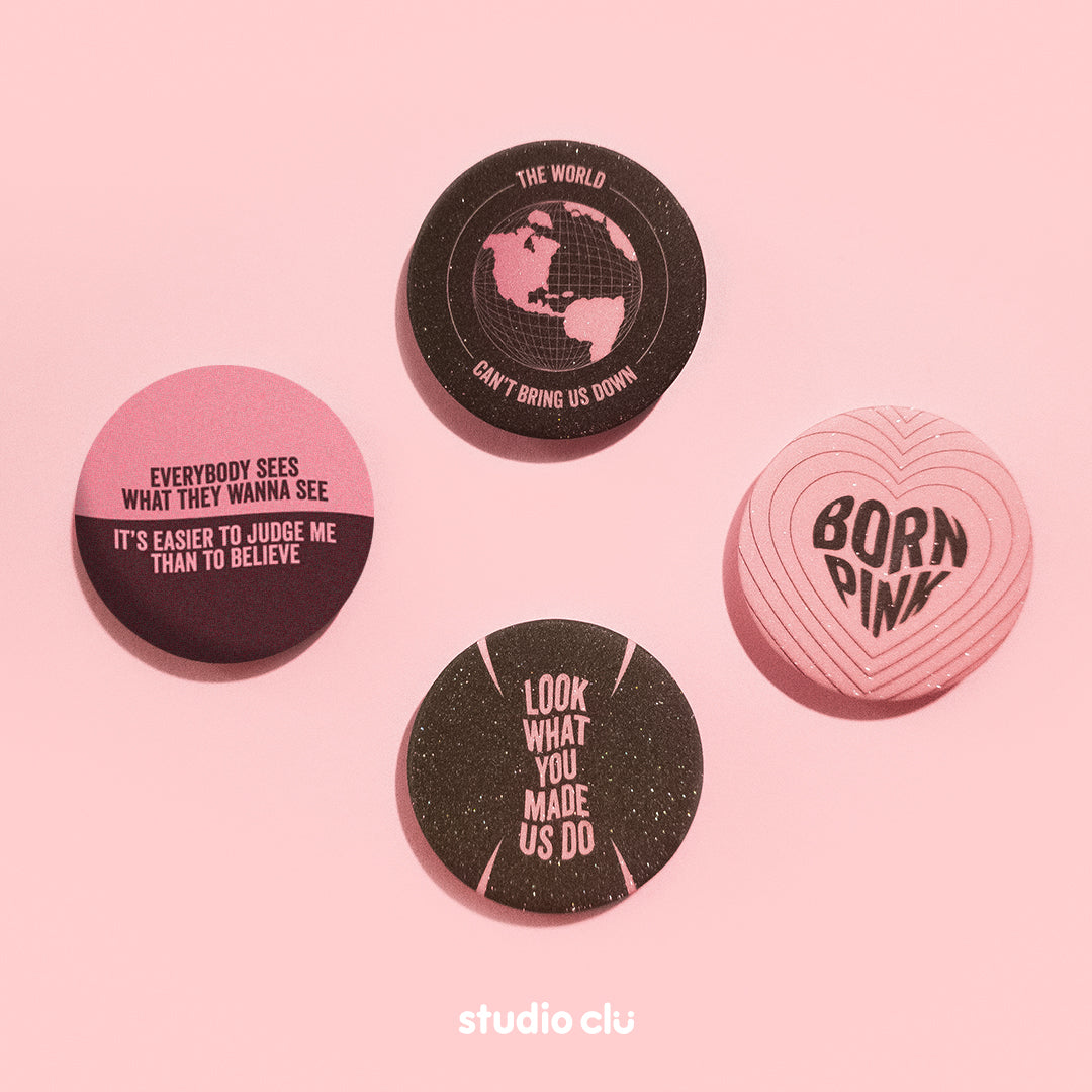 BLACKPINK KPOP 1.75" Fan Art Button Pin Badge