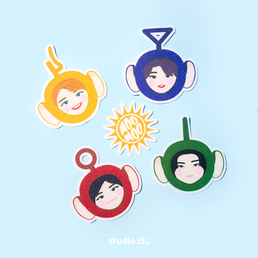 MAMAMOO Mootubbies KPOP Fan Art Sticker Set