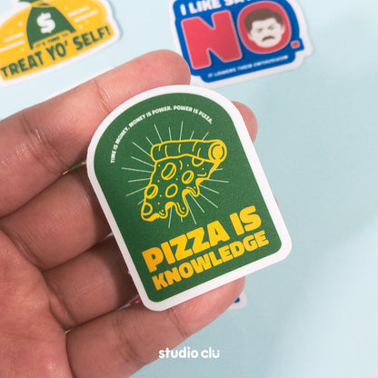 Parks and Recreation Series Fan Art Waterproof Sticker Set