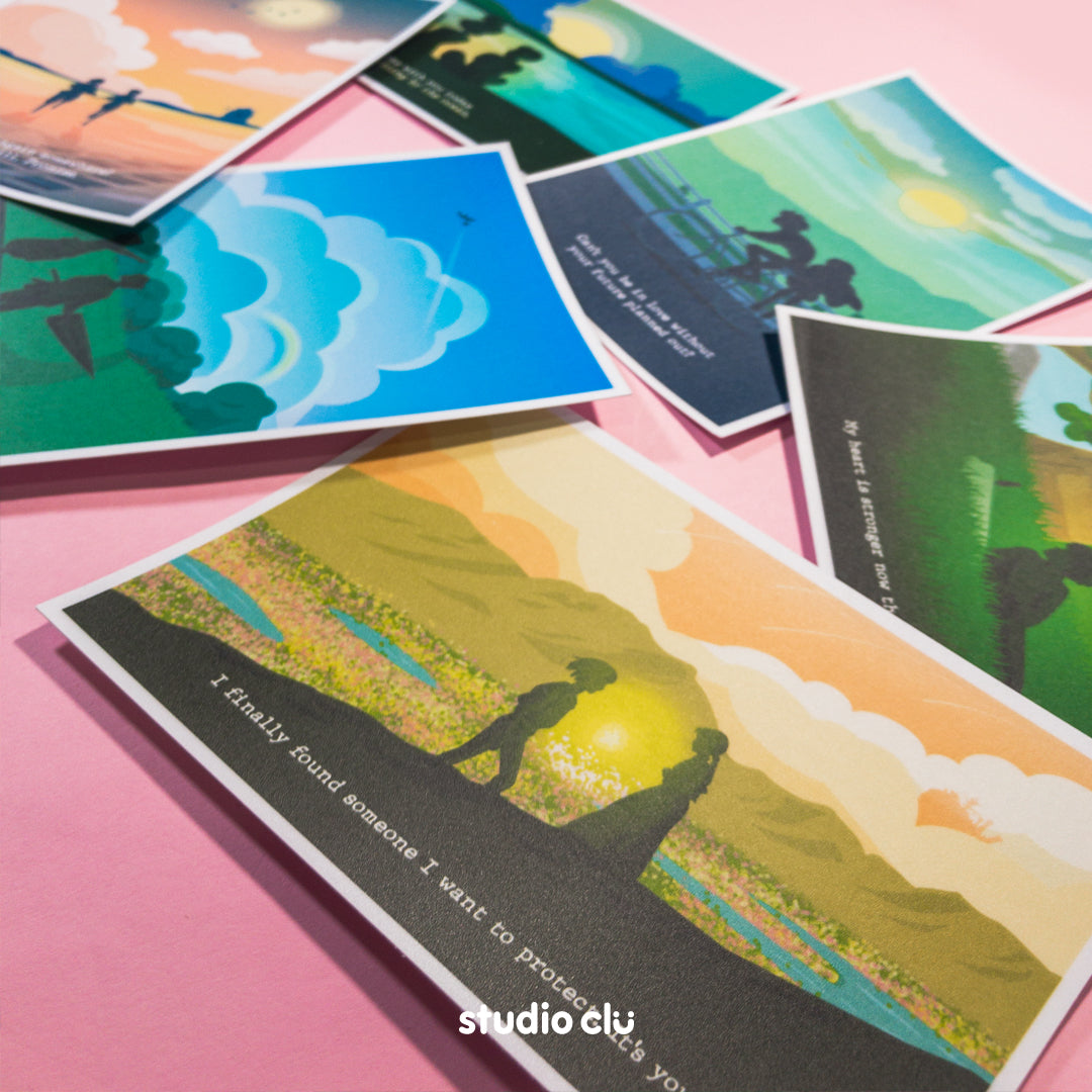 Ghibli Fan Art Print Postcards