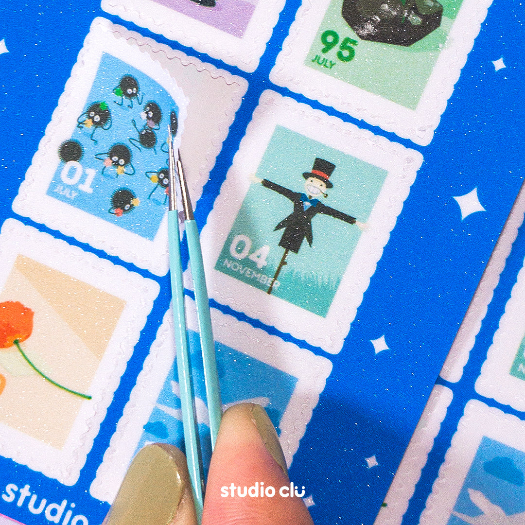 Ghibli Stamp Fan Art Waterproof Sticker Sheet