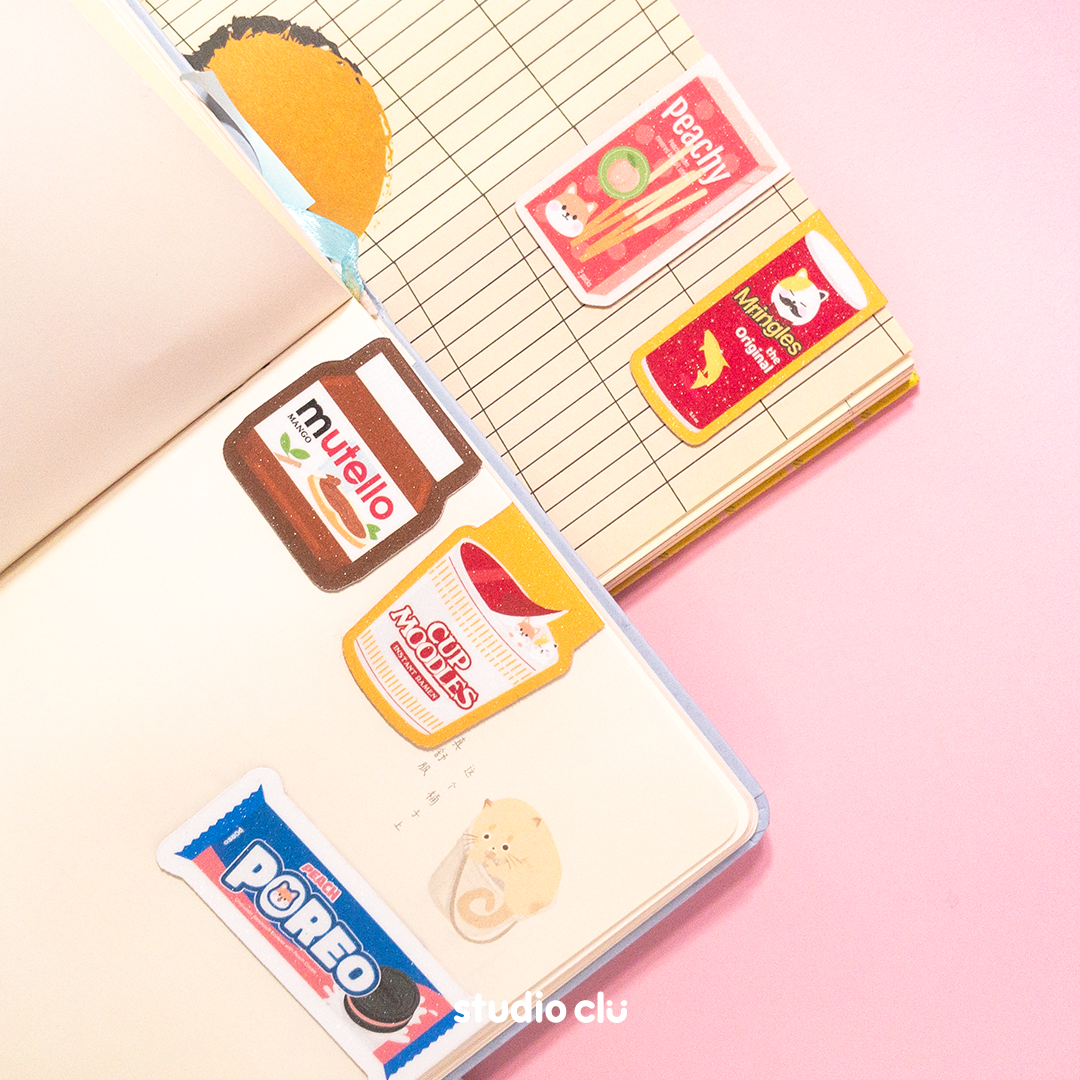 Food Snacks Art Magnetic Bookmarks