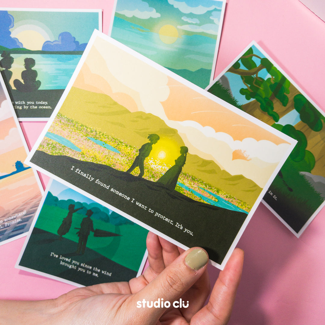 Ghibli Fan Art Print Postcards