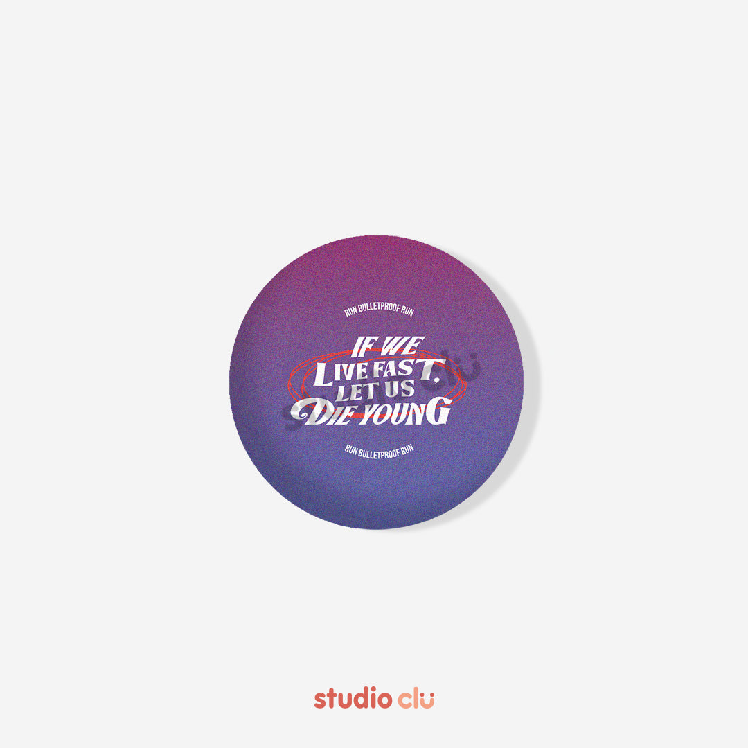 BTS KPOP 1.75" Fan Art Button Pin Badge