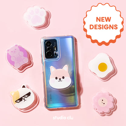 Cute Acrylic Mobile Phone Grip Holder