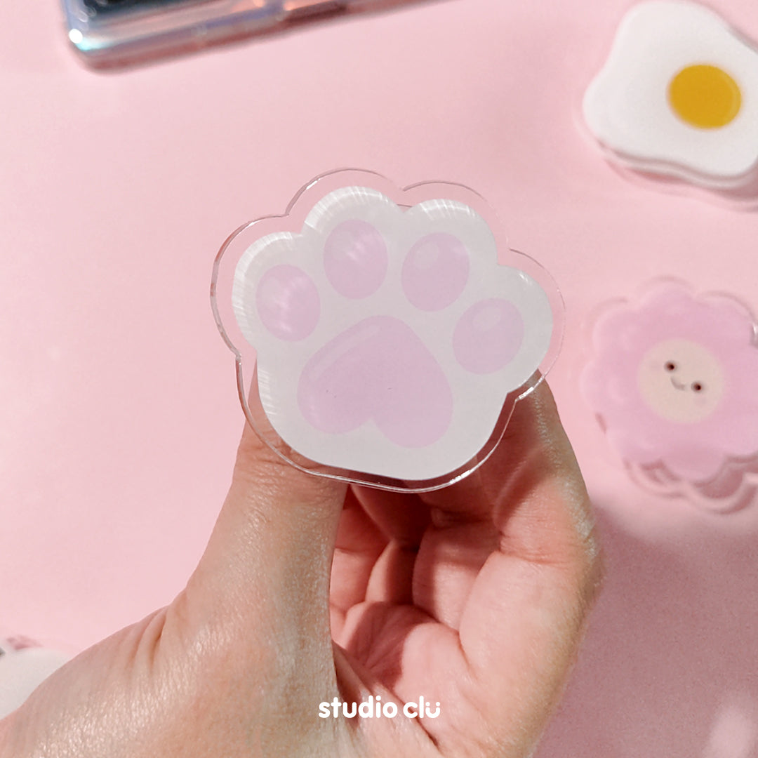 Cute Acrylic Mobile Phone Grip Holder