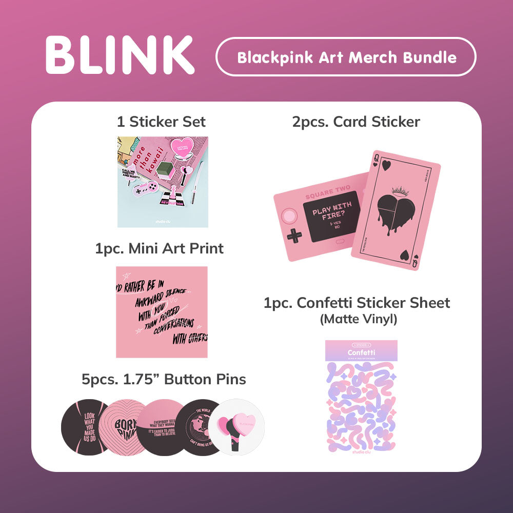 KPOP Fan Art Merch Bundle Kit