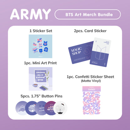 KPOP Fan Art Merch Bundle Kit