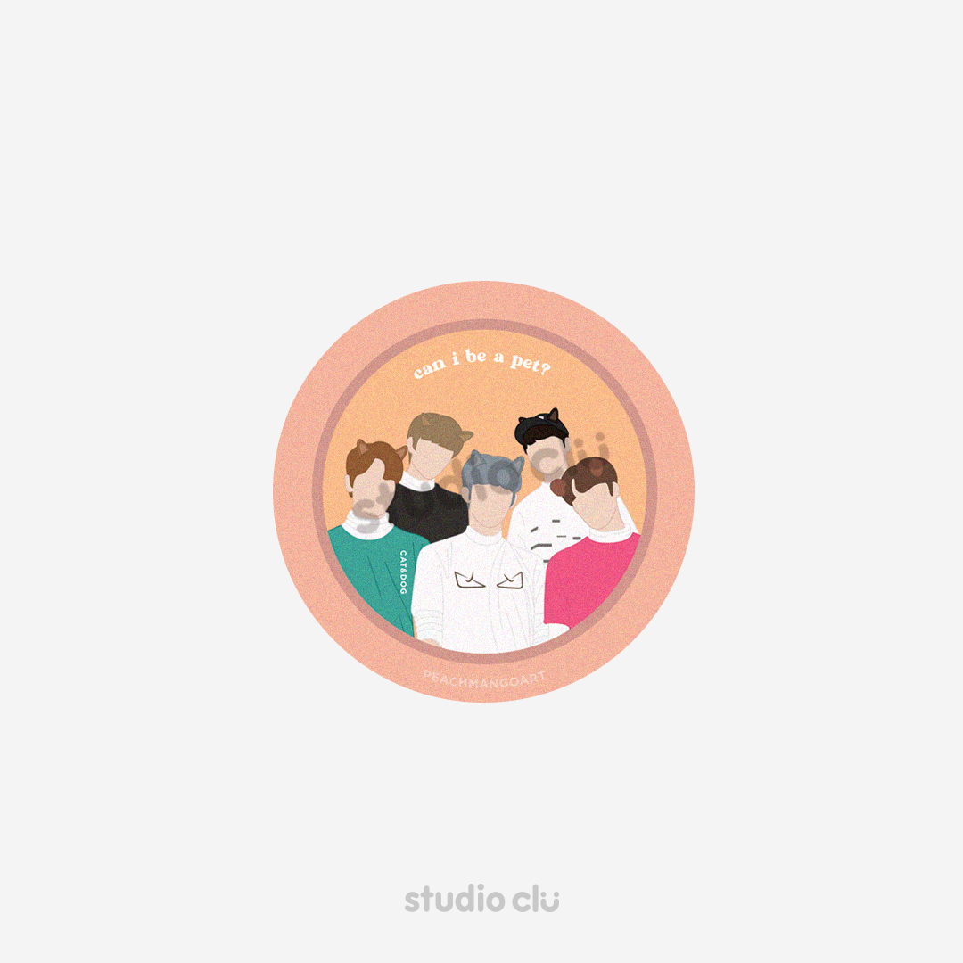 TXT KPOP 1.75" Fan Art Button Pin Badge