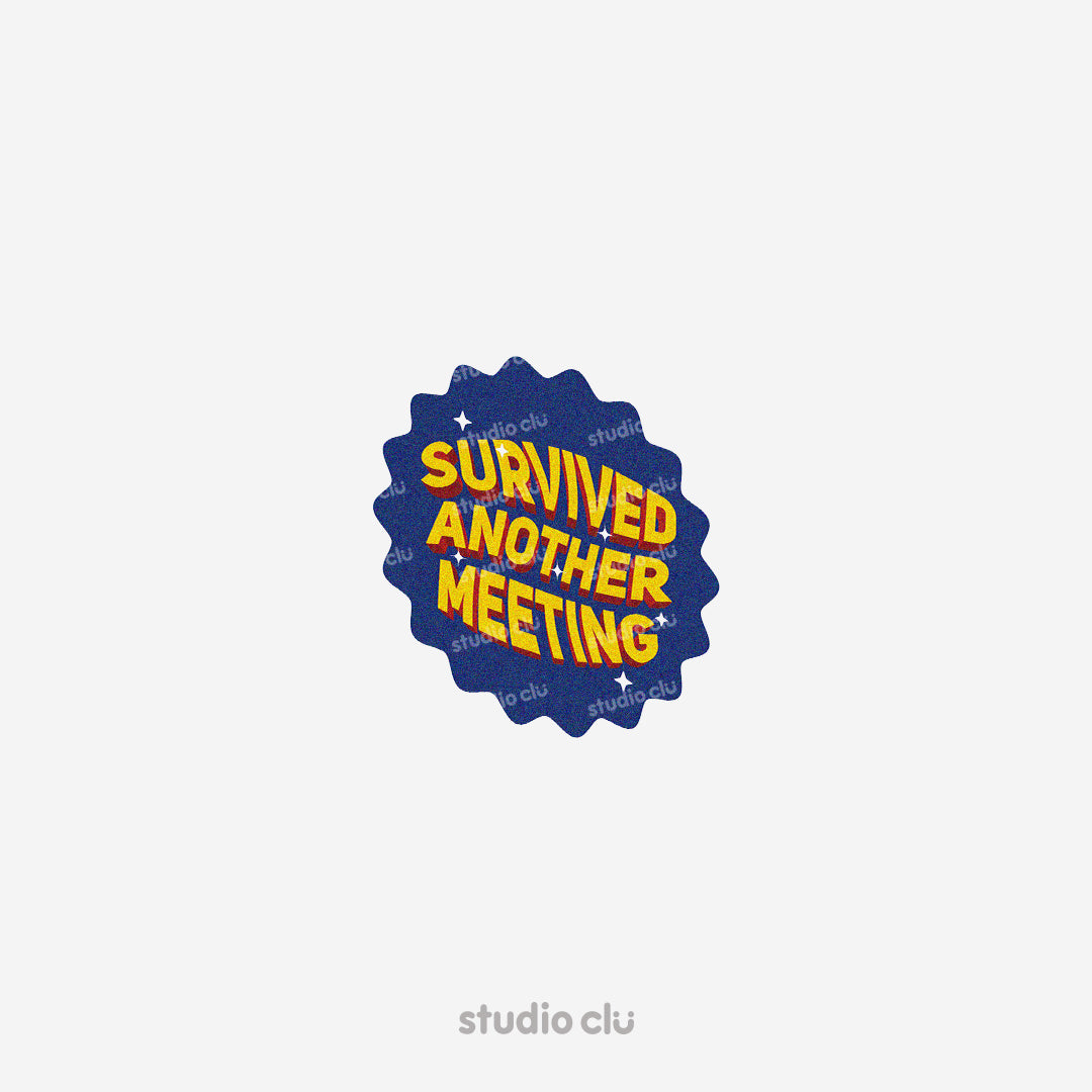 Mood Typographic Waterproof Stickers