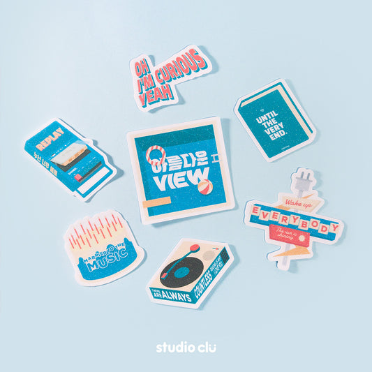 SHINee KPOP Fan Art Waterproof Sticker Set