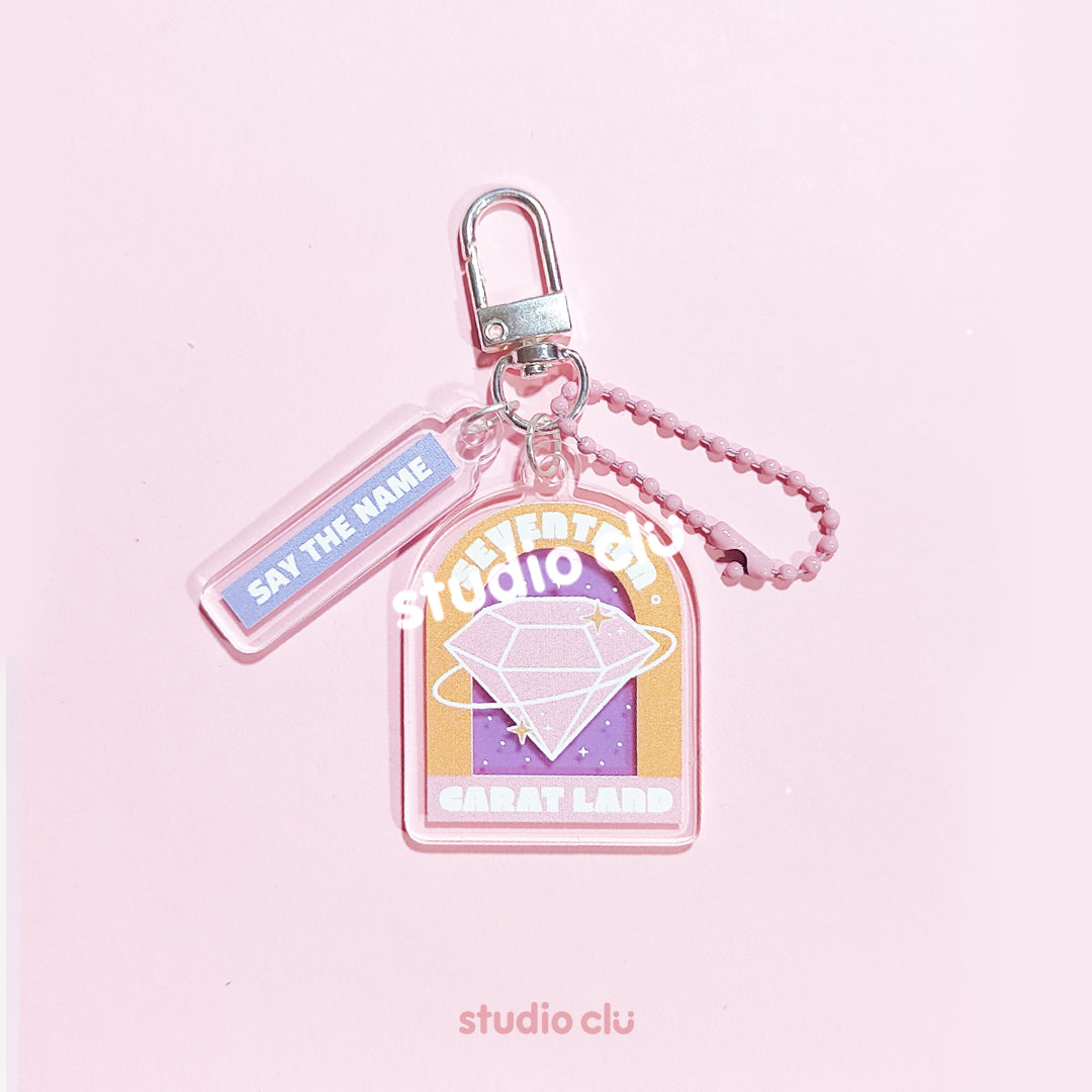 KPOP Fan Art Acrylic Charm Chain Keyrings