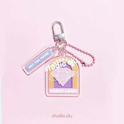 KPOP Fan Art Acrylic Charm Chain Keyrings