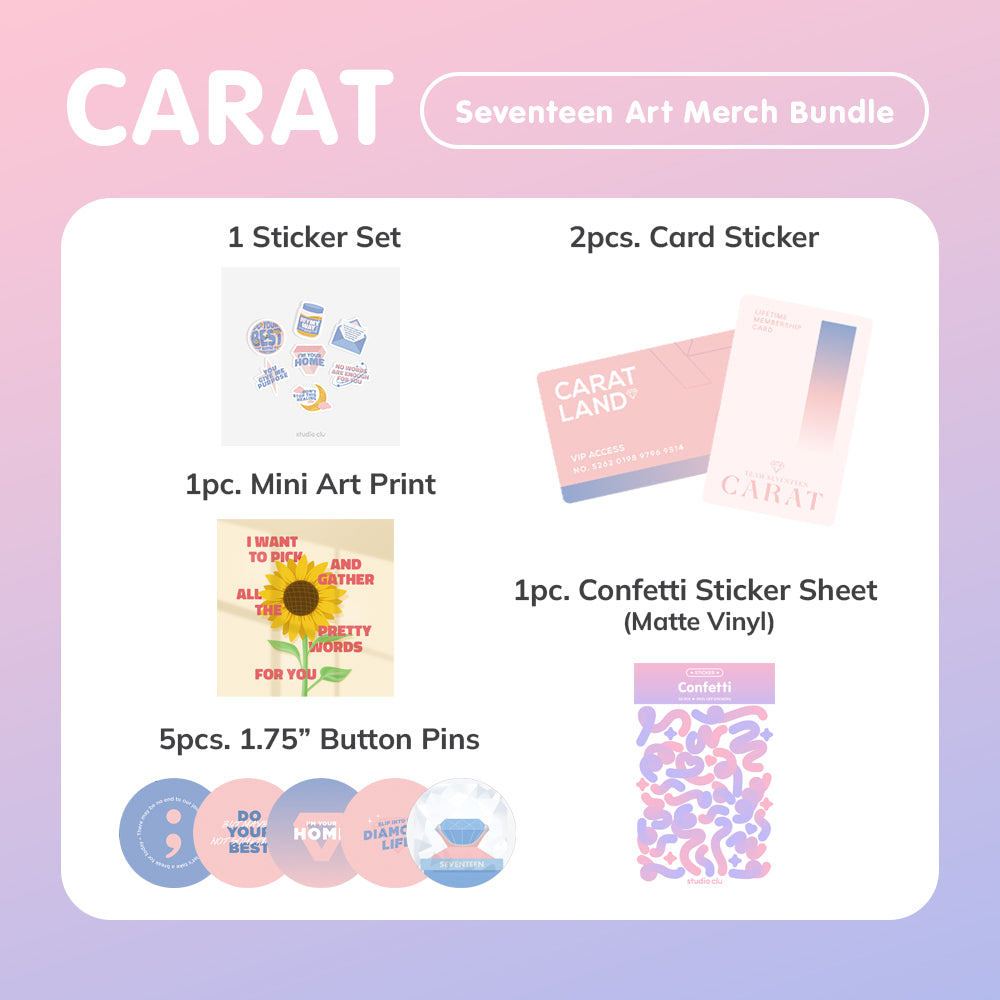 KPOP Fan Art Merch Bundle Kit