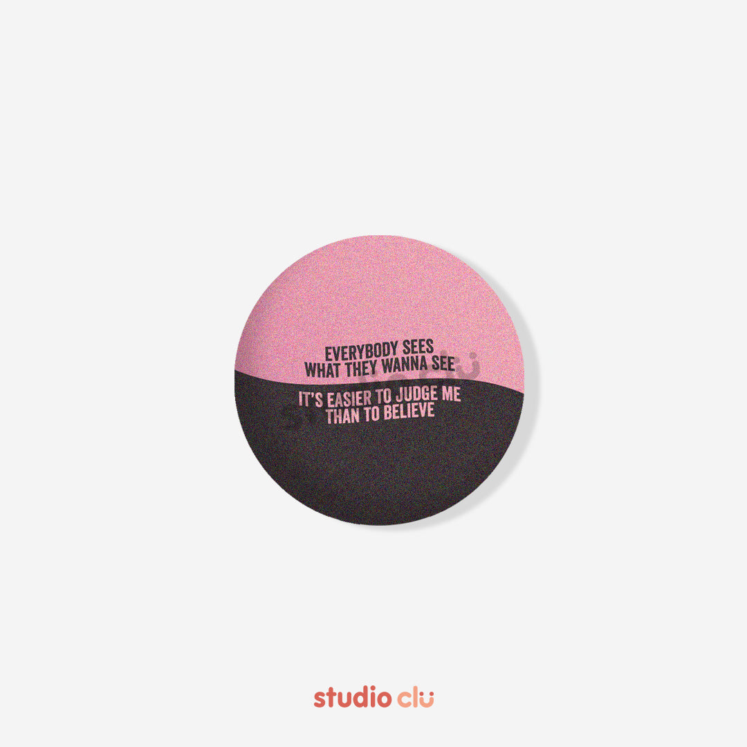 BLACKPINK KPOP 1.75" Fan Art Button Pin Badge