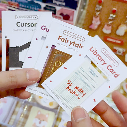 Library Card Gummy Bear Fairytale Cursor Art Magnetic Bookmarks